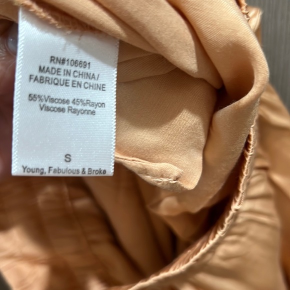 YFB Small Gold Ultra Soft Joggers - Picture 4 of 5